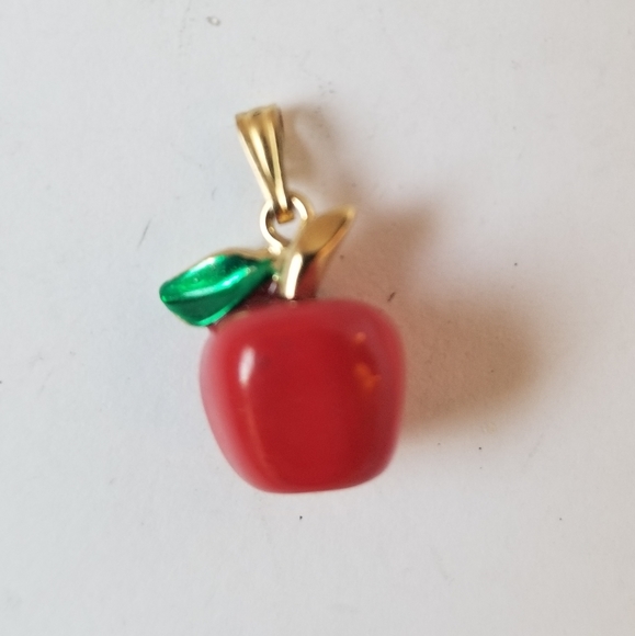 Enamel apple charm - Picture 6 of 7